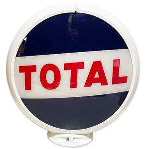 Fiftiesstore Total Logo Benzinepomp Bol - PVC Lenzen