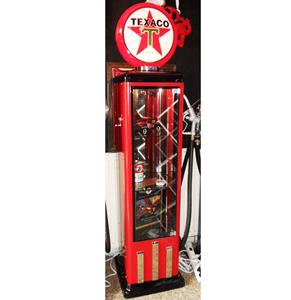 Fiftiesstore Benzinepomp 8 Ball Vitrine met voet