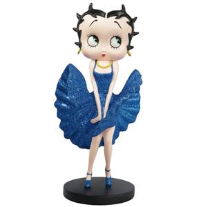 Fiftiesstore Betty Boop Cool Breeze (Blauw Glitter) Beeld