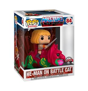 POP Rides - MOTU - He-Man on Battle Cat FLOCKED