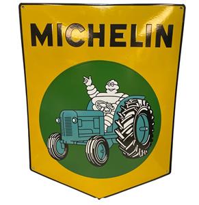 Fiftiesstore Michelin Farm Traktor Emaille Bord 60 x 45 cm