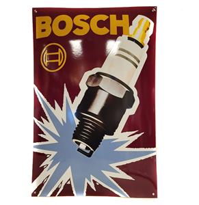 Fiftiesstore Bosch Bougie Emaille Bord - 60 x 40 cm