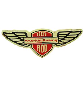 Fiftiesstore Hot Rod American Racing Die Cut Embossed Tin Sign