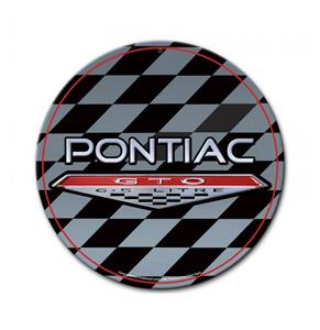 Fiftiesstore Pontiac GTO Zwaar Metalen Bord