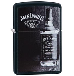 Jack Daniel's Whiskey Fles Zwarte Zippo Aansteker