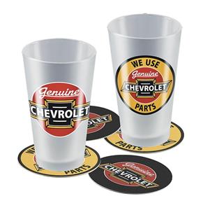 Fiftiesstore Chevrolet Frosted Pint Glazen Set