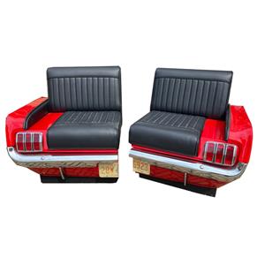 Fiftiesstore 1965 Ford Mustang Seats (set van 2) - Van Een Echte Auto