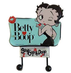 Fiftiesstore Betty Boop Kiss Kapstok - 25 x 30 cm