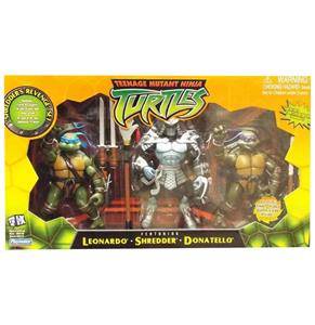 Fiftiesstore Teenage Mutant Ninja Turtles Shredder's Revenge Set Leonardo/Shredder/Donatello