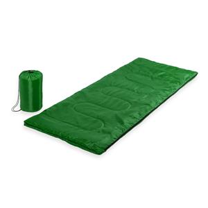 Groene camping 1 persoons kampeerslaapzak dekenmodel 75 x 185 cm -