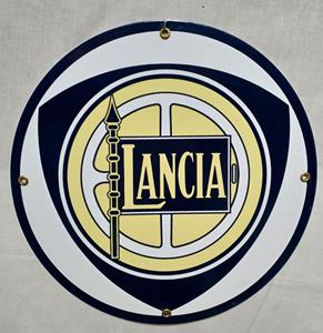 Fiftiesstore Lancia Emaille Bord