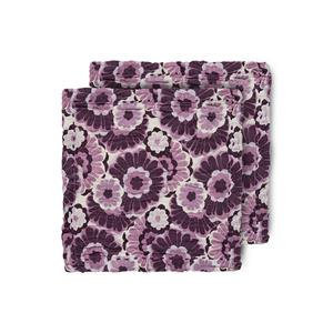 Katoenen servetten floral burgundy (set of 2)