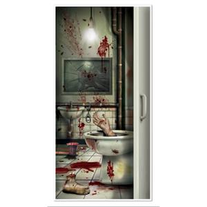 Halloween deurposters horror badkamer -