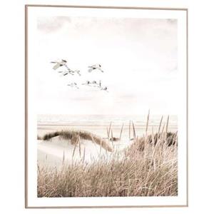 Leen Bakker Poster met lijst Strand - 50x40 cm