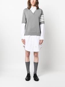 Thom Browne Jurk met streepdetail - Grijs