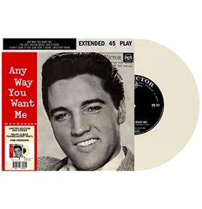 Single: Elvis Presley - Any Way You Want Me: South Africa (Milky Clear Translucent Vinyl)