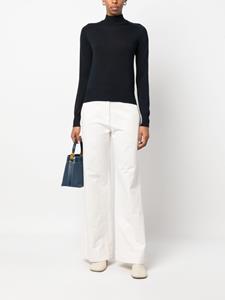 Forte Forte Broek met wijde pijpen - Beige