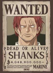 ABYstyle Poster One Piece Wanted Shanks 38x52cm