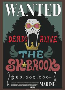 ABYstyle Poster One Piece Wanted Brook 38x52cm