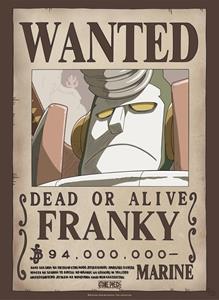 ABYstyle Poster One Piece Wanted Franky 38x52cm