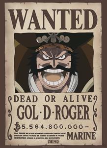 ABYstyle Poster One Piece Wanted Gol D. Roger 38x52cm
