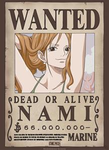 ABYstyle Poster One Piece Wanted Nami 38x52cm