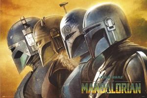 Grupo Erik Poster Star Wars The Mandalorian Mandalorians 91,5x61cm