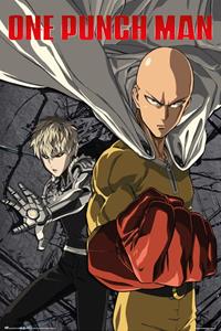 Benchmade - Poster one punch man saitama & genos