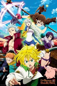 ABYStyle GBeye The Seven Deadly Sins S3 Meliodas & Sins Poster 61x91,5cm