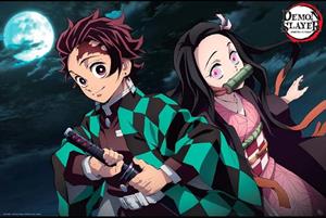ABYstyle Poster Demon Slayer Tanjiro & Nezuko 91,5x61cm