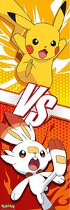 ABYStyle Pokemon Pikachu and Scorbunny Poster 53x158cm