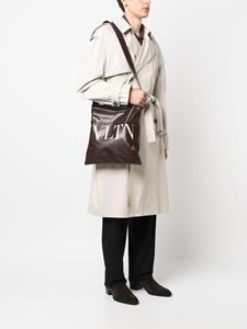 Valentino VLTN schoudertas met logoprint - Bruin