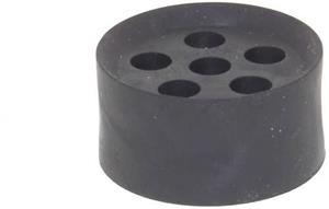 Wiska 10102171 MFD 40/06/065 Meervoudig dicht-inzetstuk Slagvast, Met trekontlasting M40 Kunststof Zwart (RAL 9005) 25 stuk(s)