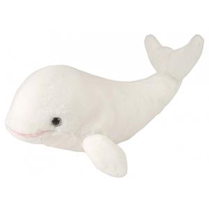 Pluche Beluga walvis knuffel 25 cm -