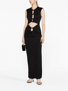 Christopher Esber cut-out column dress - Zwart