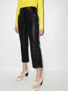 KHAITE Cropped broek - Zwart