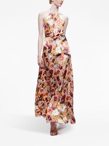 Alice + olivia Halterjurk met bloemenprint - Roze