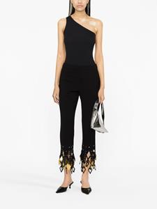 Paco Rabanne Cropped broek - Zwart