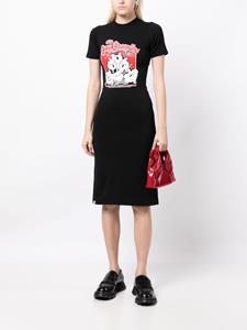 Charles Jeffrey Loverboy Jurk met print - Zwart