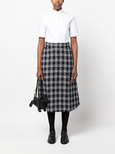 Thom Browne Geruite jurk - Zwart
