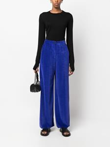 Forte Forte Broek met wijde pijpen - Blauw