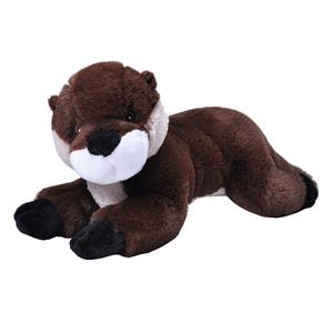 Wild Republic Pluche knuffel dieren Eco-kins rivier otter van 30 cm -