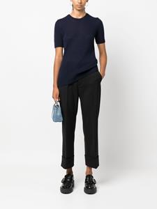 Nº21 cropped straight-leg trousers - Zwart