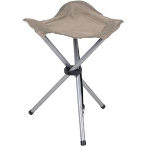 bijzet krukje/stoeltje - Opvouwbaar - Camping/outdoor - D32 x H43 cm - Beige -
