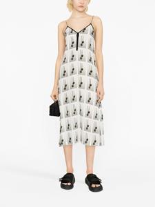 Palm Angels Jurk met print - Wit