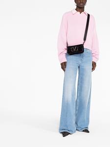 Valentino VLogo schoudertas met monogram - Zwart