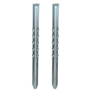 ProPlus 2x Stuks grondpennen/tentharingen metaal cm -
