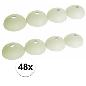 Pro Plus 48x Glow in the dark tentharing beschermkapjes -