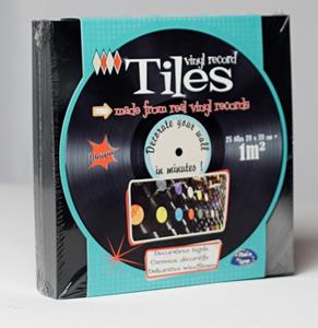 Fiftiesstore Vinyl Tegels Pak - 20 x 20 cm - 25 Stuks