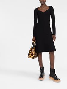 Stella McCartney Jurk met sweetheart hals - Zwart